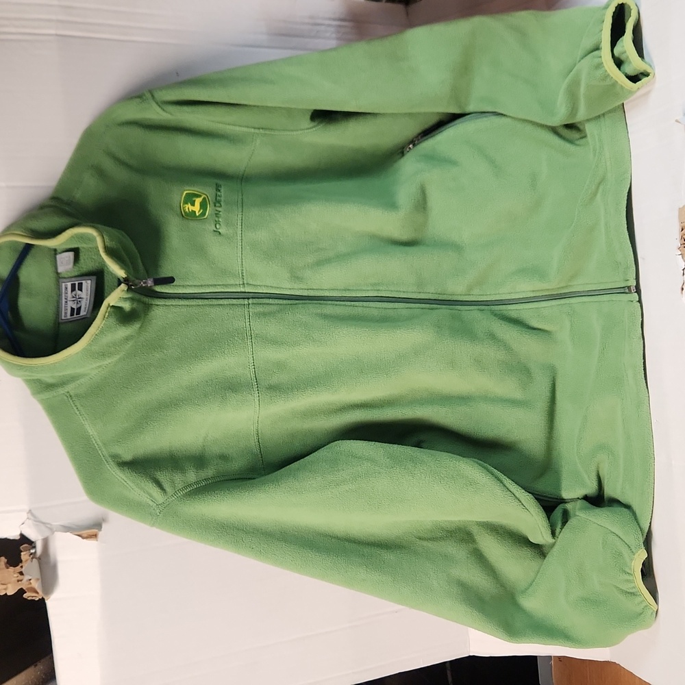 EUC Destinations American Identity John Deere Men's sz XL Fleece Jacket